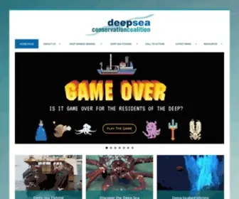 Savethehighseas.org(Protecting the Deep Sea for All of Us) Screenshot