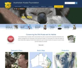 Savethekoala.com(The Australian Koala Foundation (AKF)) Screenshot