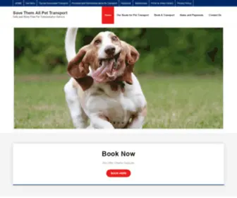 Savethemallpettransport.com(Safe and Worry Free Pet Transportation Service) Screenshot