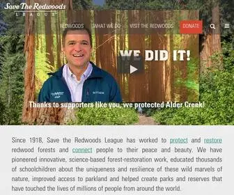 Savetheredwoods.org(Save the Redwoods League) Screenshot