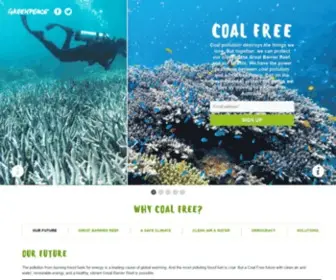 Savethereef.org.au(Coal Free) Screenshot