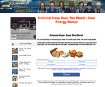 Savetheworldbonus.com(Criminal Case Save The World Bonus) Screenshot