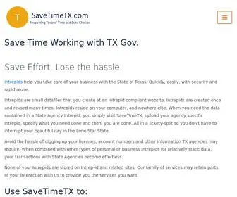 Savetimetx.com(Broadband) Screenshot