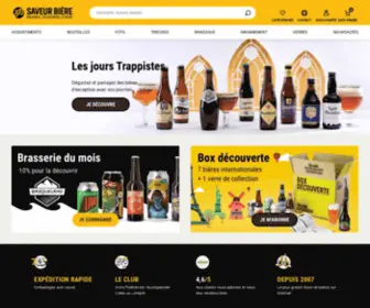 Saveur-Biere.be(Spécialiste De La Bière en ligne) Screenshot