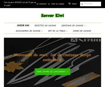 Saveurkiwi-Boutique.com(Saveur Kiwi sélectionne pour vous un ensemble d'ustensiles de cuisine au meilleur rapport qualité) Screenshot