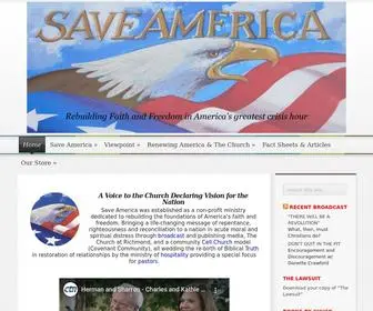 Saveus.org(A VOICE to the Church) Screenshot