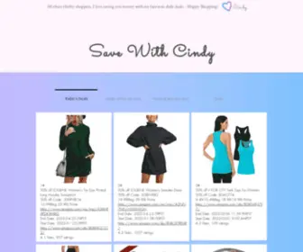 Savewithcindy.shop(Today's Deals) Screenshot