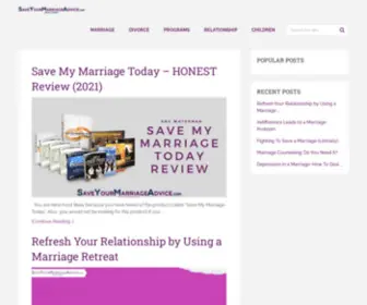 Saveyourmarriageadvice.com(Stop Divorce Today) Screenshot