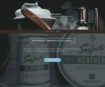 Saveyourshave.com(Better shaves and clearer skin with traditional wet shaving) Screenshot