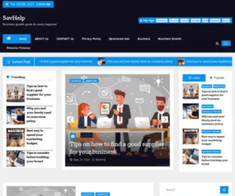 Savhelp.com(Business growth guide for every beginner) Screenshot