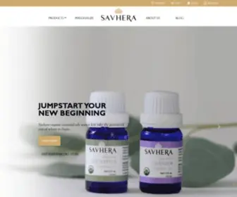 Savhera.com(Organic Essential Oils) Screenshot