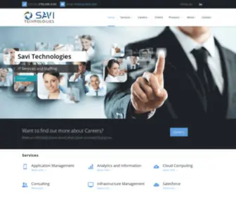 Savi-Tech.com(Savi Technologies) Screenshot