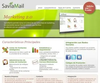 Saviamail.com(Email Marketing) Screenshot