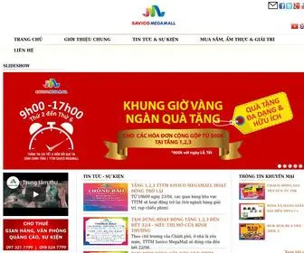 Savicomegamall.com(TTTM Savico Megamall) Screenshot