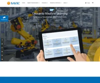 Savictech.com(SAP Emerging Partner of the year) Screenshot