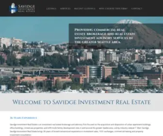 Savidgeinvestment.com(Savidge Investment Real Estate) Screenshot