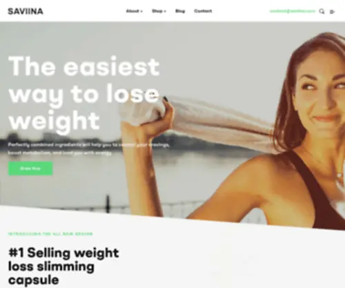 Saviina.com(Weight loss appetite suppressing slimming capsule) Screenshot