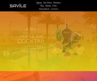 Savilecocktails.com(Savîle) Screenshot