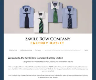 Savilerowfactoryoutlet.co.uk(The Savile Row Company Factory Outlet) Screenshot