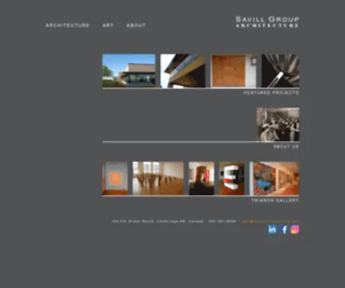 Savillarchitecture.com(Savill Group Architecture) Screenshot
