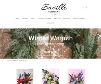 Savilleflowers.com(  Evanston) Screenshot