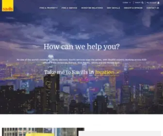 Savills.asia(Commercial, Residential and Rural Property) Screenshot