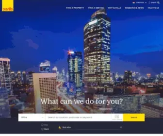 Savills.co.id(Real Estate Agency In Jakarta) Screenshot