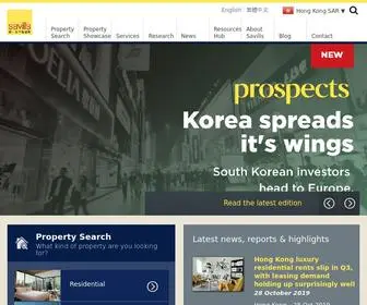 Savills.com.hk(Savills Hong Kong) Screenshot