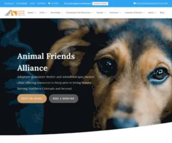 Savinganimalstoday.org(Animal Friends Alliance) Screenshot