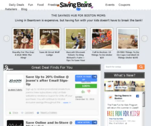 Savingbeans.com(Savingbeans) Screenshot