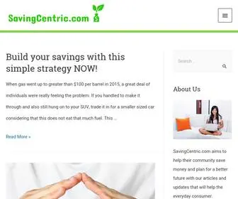 Savingcentric.com(Save Your Way To Financial Freedom) Screenshot