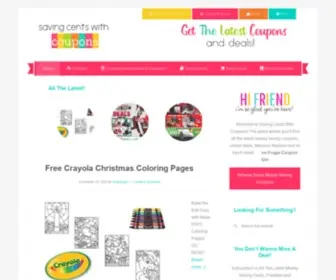 Savingcentswithcoupons.com(Saving Cents With Coupons) Screenshot