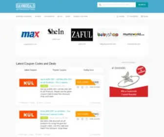 Savingdeals.net(Saving Deals) Screenshot