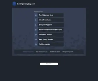 Savingeveryday.com(Saving Everyday ) Screenshot