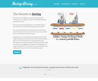 Savingfordisney.com(Saving For Disney) Screenshot