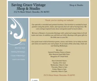 Savinggracevintage.com(Saving Grace Vintage. Restyled Furniture ~ Vintage Treasures ~ Inspiration) Screenshot