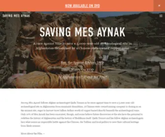 Savingmesaynak.com(Saving Mes Aynak) Screenshot