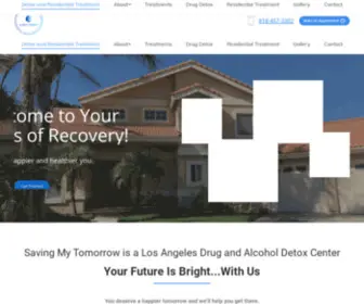 Savingmytomorrow.com(Drug and Alcohol Detox Treatment Center Los Angeles) Screenshot