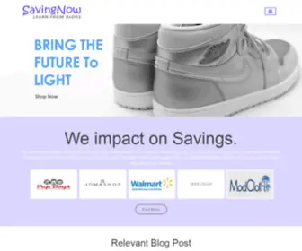 Savingnow.co(Saving Now) Screenshot