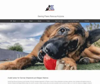 Savingpawsrescueaz.org(Saving paws rescue arizona) Screenshot