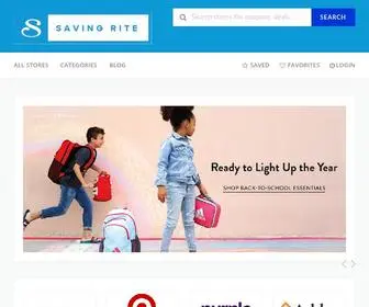 Savingrite.com(Saving Rite Coupon & Discount Codes for Online ShoppingStores) Screenshot