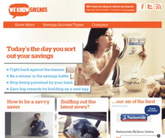 Savings.co.uk(Savings) Screenshot