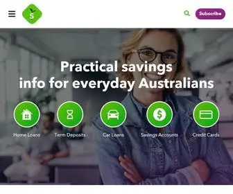 Savings.com.au(Money Savings Tips for Everyday Australians) Screenshot