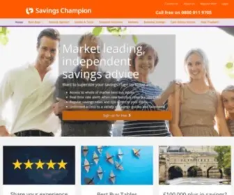 Savingschampion.co.uk(Savings Champion) Screenshot