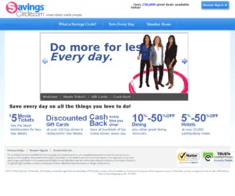 Savingscircle.com(Savings Circle) Screenshot