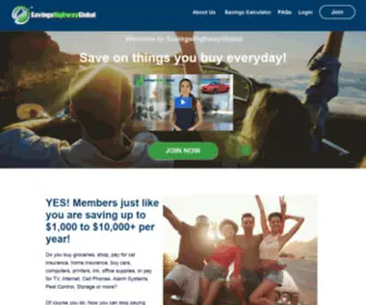 Savingshighwayglobal.com(SavingsHighway Global) Screenshot