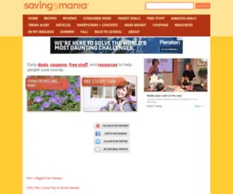 Savingsmania.com(Deals and coupons for grocery) Screenshot