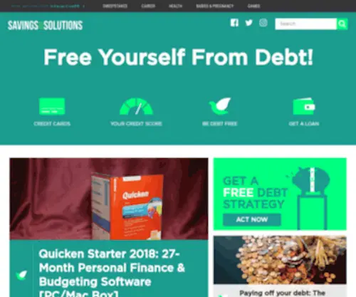Savingspaydayloans.com(Quicken Starter 2018) Screenshot