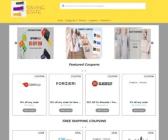 Savingstate.com(Coupons Code) Screenshot