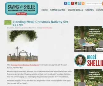 Savingwithshellie.com(Saving with Shellie) Screenshot